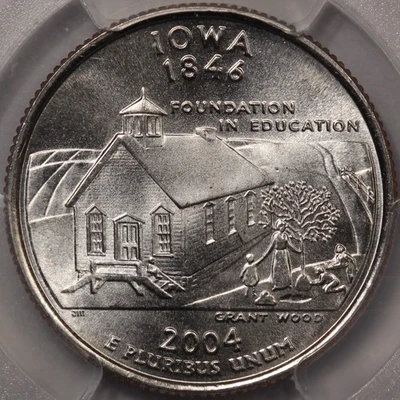 2004-D Iowa State Quarter PCGS MS-68 - Image 1 of 4