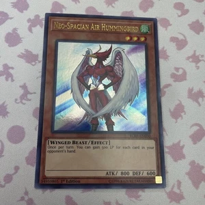 Yugioh Neo-Spacian Air Hummingbird Blrr-En050 Rare 1st Ed NM Card - Picture 1 of 3