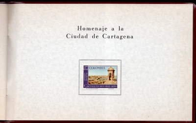 Colombia 1964 UPU Congress Souvenir Folder With Various Stamps From 1963-64 - Image 1 of 4