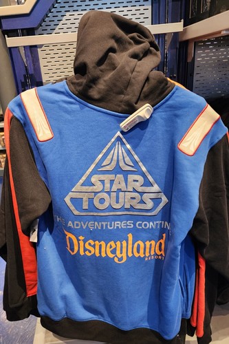 VETEMENTS Felpa con cappuccio e zip ispirata ai membri del cast Disney Parks Star Wars Tours 2024 TG LARGE