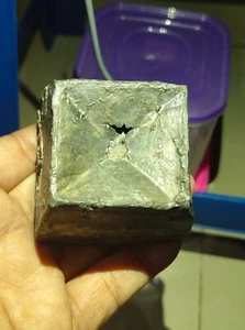 MALAYA TIN HAT MONEY 1600s RIVER FOUND NICE SEE IMAGE !!! - Picture 1 of 6