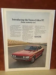 1971 Toyota Celica ST Original Magazine Ad - Picture 1 of 1