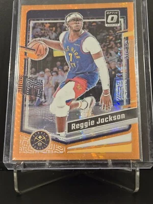 2023-24 Optic Reggie Jackson Orange Prizm /99 - Image 1 of 2
