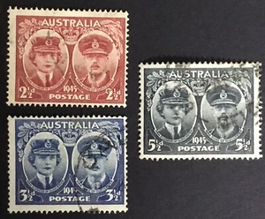 1945 Duke and Duchess of Gloucester Used Set From Bulk Estate - Picture 1 of 1