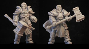 Paladini con martelli D&D Onmioji 28mm 32mm - Foto 1 di 4