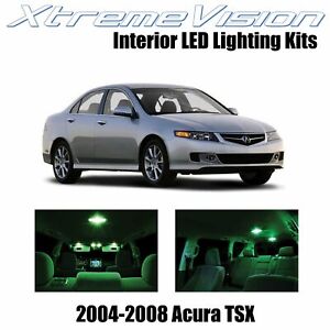 XtremeVision Interior LED for Acura RL 2005-2012 (9 PCS) Green