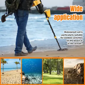 Metal Detector Professional Discriminating Treasure Waterproof Gold Digger - Picture 1 of 9