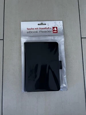 Kunstleder Tasche mit Standfuß für eBook Reader 4 ink. - Bild 1 von 2