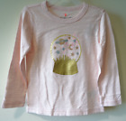New With Tags Crewcuts Pink Snow Globe Top Girl's Size 8