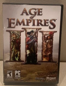 Age of Empires III 3 PC Game 2005 Complete Edition 3 Discs w/ Manual & Key - Picture 1 of 8