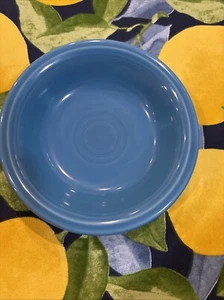 Fruit Bowl Peacock Blue Homer Laughlin Fiesta - Picture 1 of 2