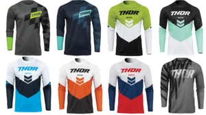 Thor Sector Men's Kids Youth Riding Jersey Shirt Mx Dirt bike Atv Offroad - Picture 1 of 9