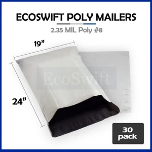 30 BUSTE BUSTE PER SPEDIZIONI 19x24 ECOSWIFT BIANCHE POLI - Foto 1 di 5