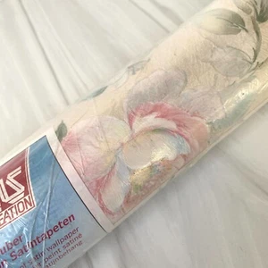 AS Creation Wallpaper Satin Collection Vinyl Floral Textured Reflective 57 sf - Picture 1 of 14