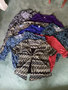 8 LOT Women's Tops Size 3X EUC - Picture 1 of 9