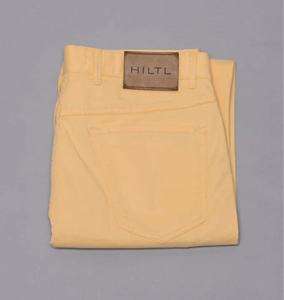 Новый с Ярлыками!!! HILTL - желтый хлопок 5 карманов - Noah Fit (расслабленный) - Изображение 1 из 1