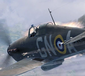 BATTLE OF BRITAIN HURRICANE MK1 ACE NICOLSON VC LIMITED EDITION SIGNED PRINT - Picture 1 of 16