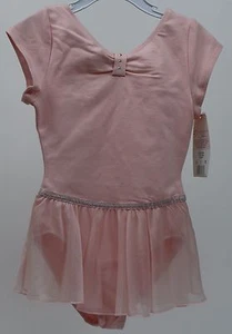 Danskin Pink Short Sleeve Leotard Dance Small 6/6x NWT - Picture 1 of 1