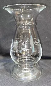 Princess House Heritage exklusive geätzte Kristall Vase ausgestellt Top - Bild 1 von 7