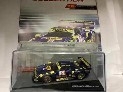 IXO PORSCHE 911 GT1 1999 BRITISH GT SPA  , die-cast 1/43, Nuova in teca - Immagine 1 di 4