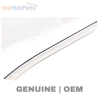 2017 BMW 740LE XDRIVE — ЗАДНЯЯ ЛЕВАЯ внутренняя отделка порога двери / крышка потертости панели - Изображение 1 из 4