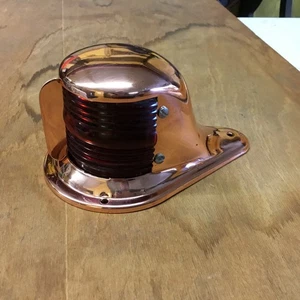 Vintage Bow Light Rewired Copper Plated - Foto 1 di 5
