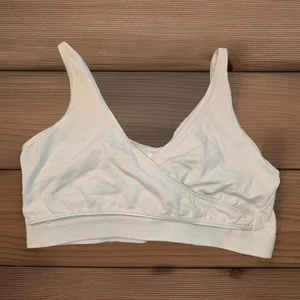 Rumina Pumping & Nursing White Sports Bra:Nursing wear/Hands-Free Wireles-Size L - Picture 1 of 14