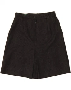 BENETTON Womens A-Line Skirt IT 42 Medium W28 Grey Wool DA80 - Picture 1 of 4
