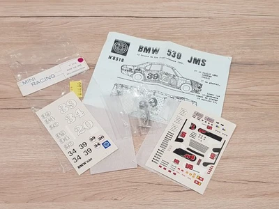 MINI RACING 1/43 KIT MÉTAL DÉCALCOMANIES BMW 530 JMS SPA/PRODUCTION - Photo 1/4