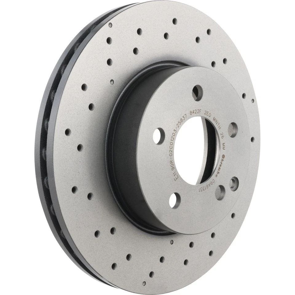 Rotor de freno de disco Brembo 09.A613.51 para 08-14 Mercedes-Benz C230 C250 C300 Foto 1 de 4