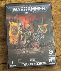 Ufthak Blackhawk - Warhammer 40,000 Orks - 40k limited black library miniature - Picture 1 of 1