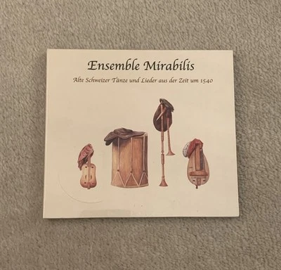 Conjunto Mirabilis Danzas y Canciones Suizas de 1540 CD *Nuevo, Sellado* Foto 1 de 3