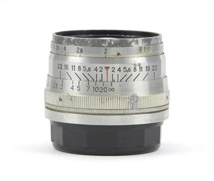 USSR Zorki ZK 2/50mm Red P Lens M39 - Picture 1 of 8