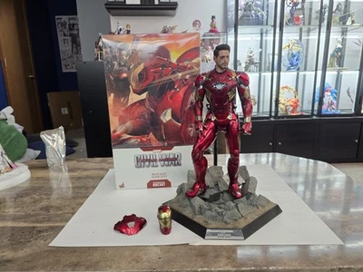 Hot Toys MMS 353 D16 Captain America Civil War Iron Man Mark 46 XLVI Diecast - image 1 of 2