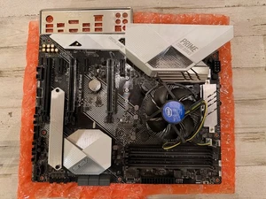 Intel i5-9600k CPU + ASUS Prime Z390-A Mobo + Intel CPU Cooler / LGA1151 - Afbeelding 1 van 7