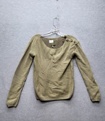 G-Star RAW Women Sweater S Olive Check Button Raw Cargo Line - Image 1 of 4