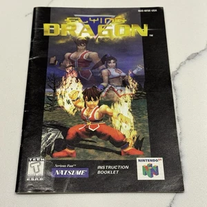 *OHNE SPIEL* Flying Dragon (Nintendo N64) Sehr guter Zustand NUR Originalanleitung - Bild 1 von 4