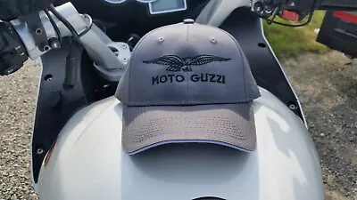 Gorra/Sombrero Moto Guzzi Eagle... CARBÓN Y NEGRO Sandwich Bill CP85 Foto 1 de 3