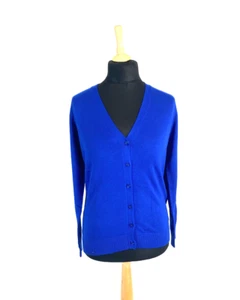Brook Taverner Royal Blue Augusta V Neck Ladies Womens Cardigan Size 2XL