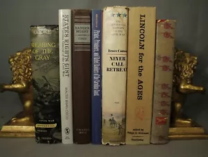 lot 7 Civil War military History books Wearing of the Gray Never Call Retreat & - Picture 1 of 6