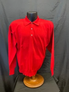 Jack Taylor Beverly Hills Men's 100% Cotton Sweaters Red Size 42"/ 107 cm NWOT - Picture 1 of 10