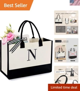 Stylish Personalized Tote Bag with Removable Bottom - Great for Any Occasion - Picture 1 of 10