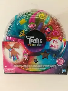 New DreamWorks Trolls Tiny Dancers Greatest Hits, Toy w/6 Figures,16 Accessories - Picture 1 of 7