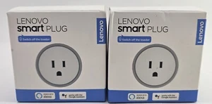 Set of 2 Lenovo SP-1501F Smart Plugs ZG38C02544 ~ Open Boxes - Picture 1 of 10