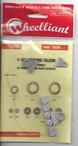 AIRES Wheelliant F-16C Falcon Resin Weighted Wheels, Upgrades in 1/48 148 009 ST - Picture 1 of 2