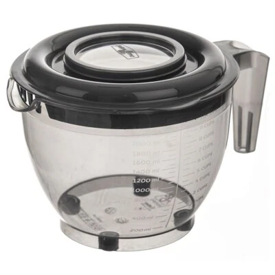 Küchenschüssel Rührschüssel Quirltopf mit Spritzschutz-Deckel Maßeinteilung 2,5l - Bild 1 von 4