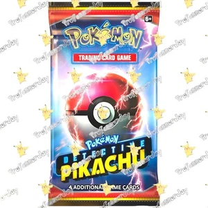 Pokémon DETECTIVE PIKACHU 1x ( 4 ) Card SAMPLE PROMO Booster SAMPLE FUN Pack TCG - Picture 1 of 3