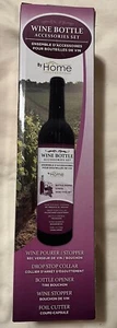 Wine Accessories Gift Set Bottle Corkscrew Opener Kit in a Rubberized Bottle - Picture 1 of 5