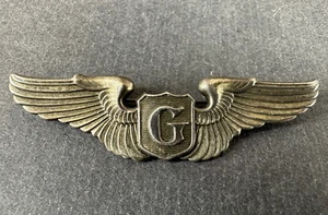 Ala Segunda Guerra Mundial Planeador Piloto Campana Puesto de Comercio Plata Esterlina Infantería Aerotransportada RARO - Imagen 1 de 16