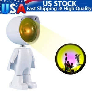 360° Rotation Romantic Lamp Sun Projection Lamp LED Night Light Room Decoration - Picture 1 of 8